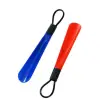 Wholesale of hanging shoe pullers, colored plastic small shoe pullers, shoe threading tools, large shoe pullers, shoe lifting tools, shoe pulling and pulling, shoe accessories details Picture